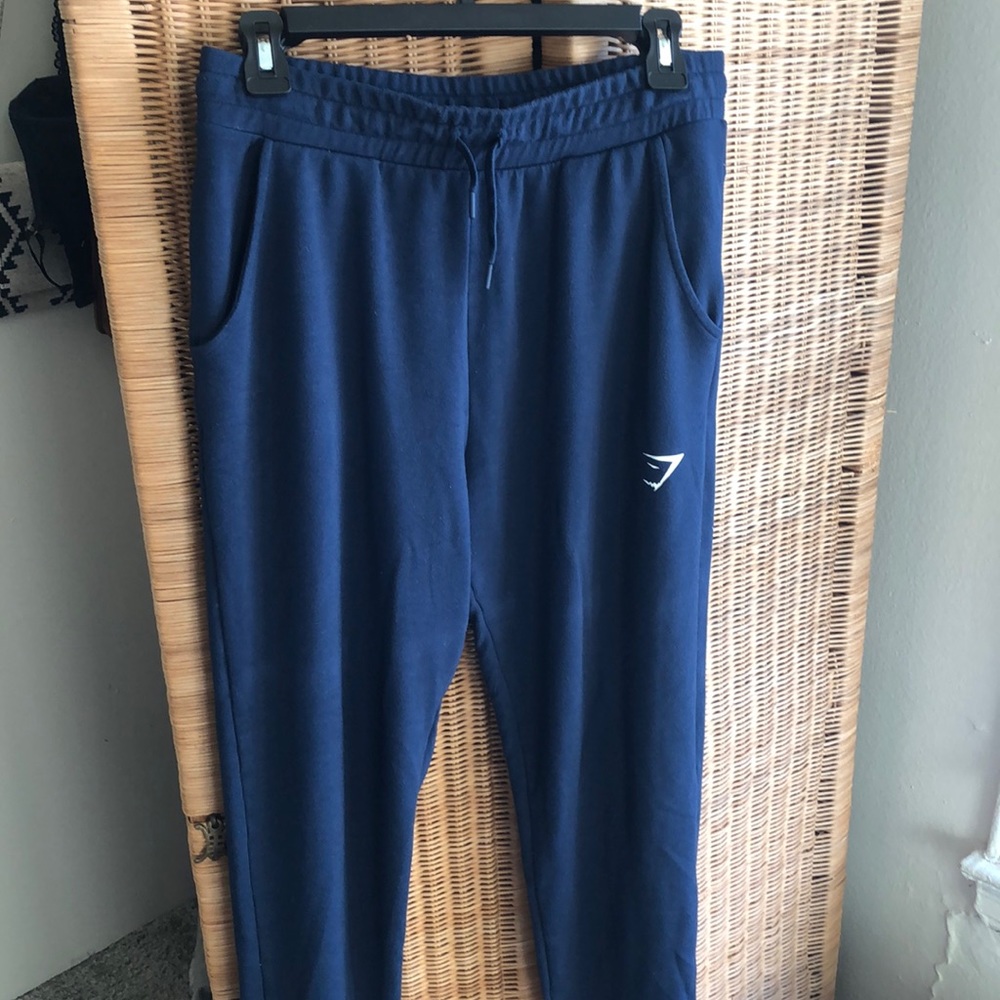 M Gymshark navy joggers